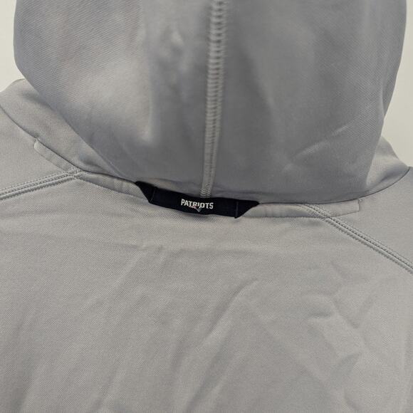 EUC Nike New England Patriots NFL Grey Hoodie Sweatshirt Size Small - Picture 7 of 7